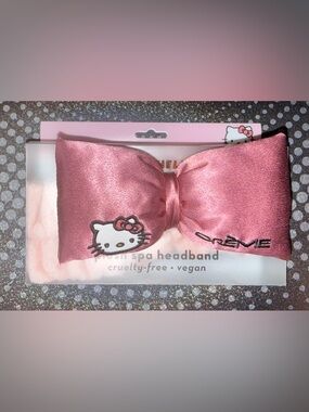 The Creme Shop Sanrio Hello Kitty Plush Spa Headband New
